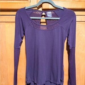 CALIA Women's Purple Long Sleeve